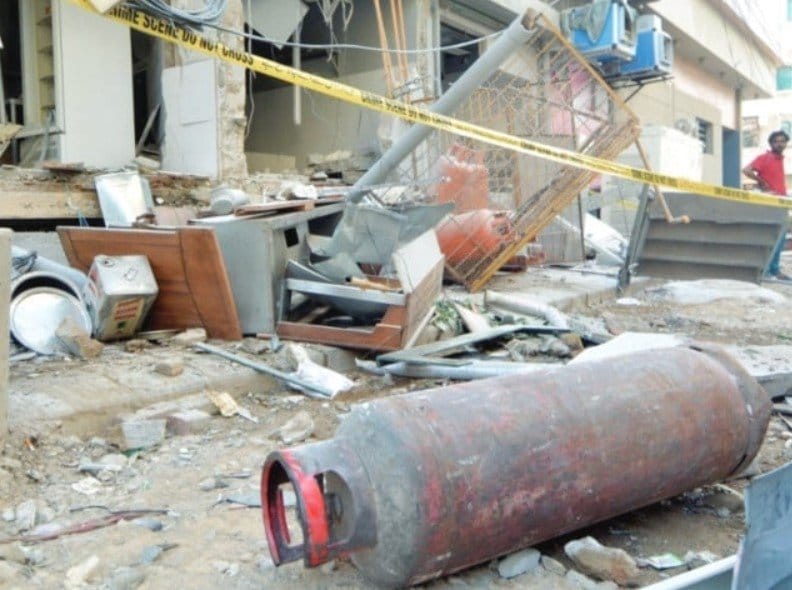 Bride & Groom among six killed in gas cylinder explosion