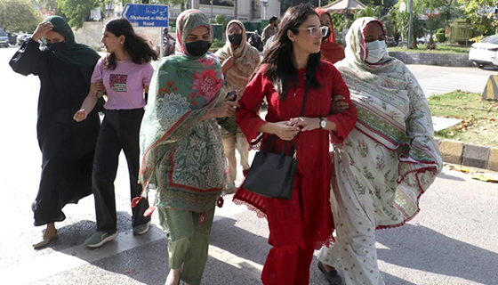 Dr Farzana Bari 24 Others Held in Islamabad Protest