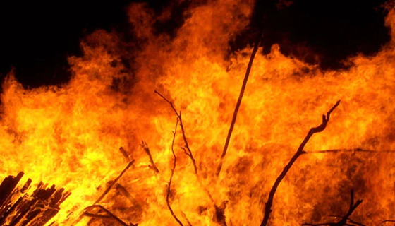 One Marriage Dozens of Homes Reduced to Ashes