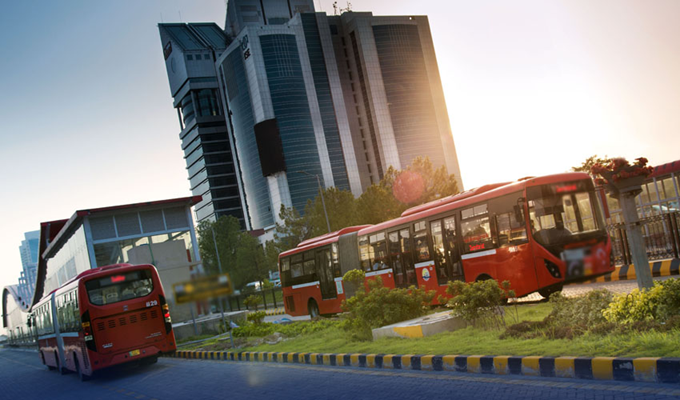 Metro Bus Catches Fire in Pindi, Passengers Evacuated Safely