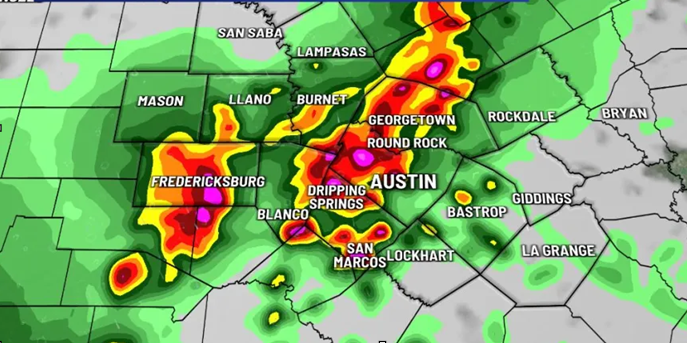 Severe Storms Threaten Central Texas Overnight